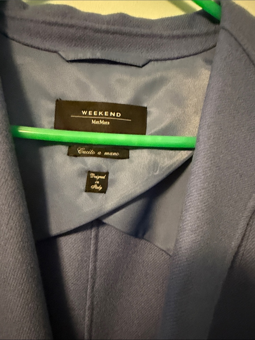 Weekend Max Mara Lavender Notch Lapel Wool-Blend Blazer View 2
